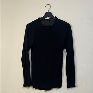 Men's Black Long Sleeve Shirt